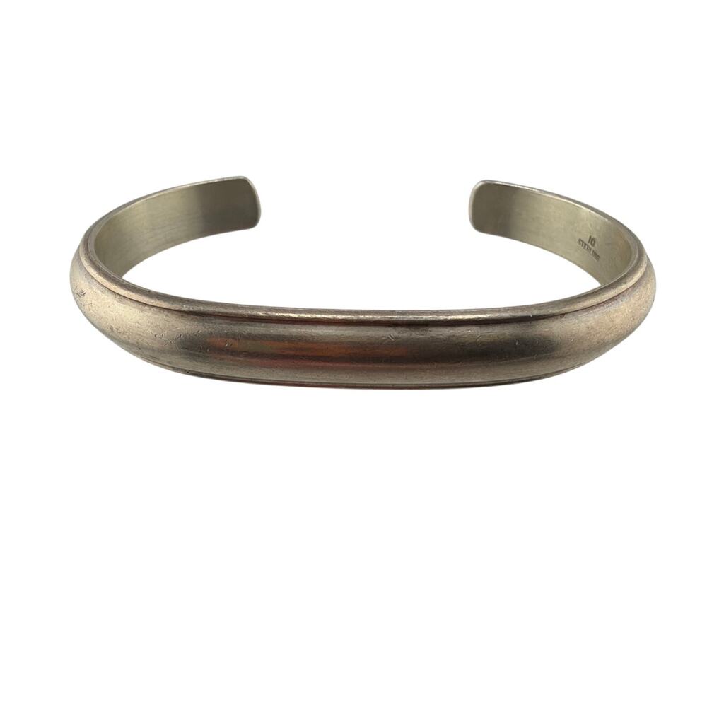Vintage Colonial Williamsburg Sterling Silver Cuff Bracelet